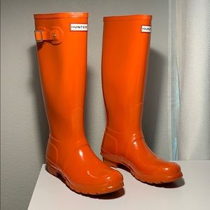 Clementine gloss hunter boots